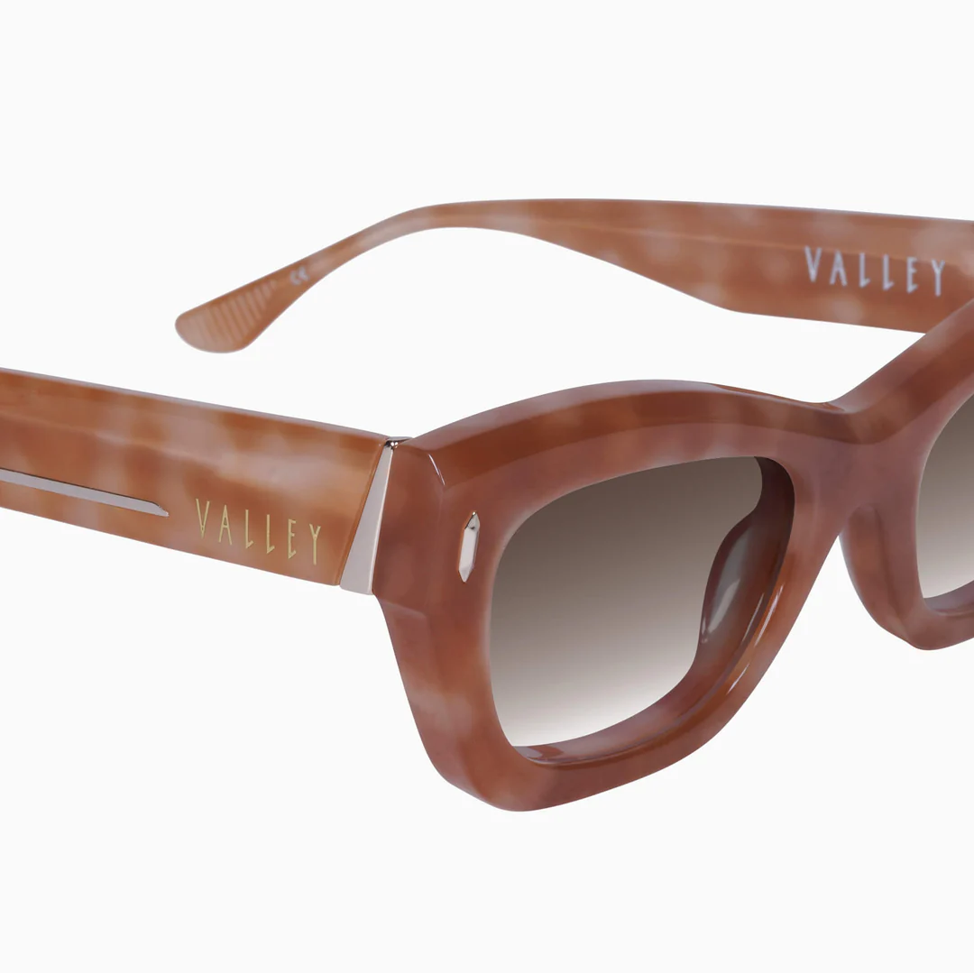 VALLEY DELANCEY PASTEL TORT BROWN GRAD LENS