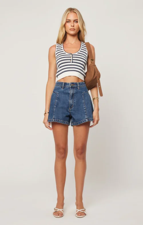 ABRAND 94 PLEATED SHORT BELLA