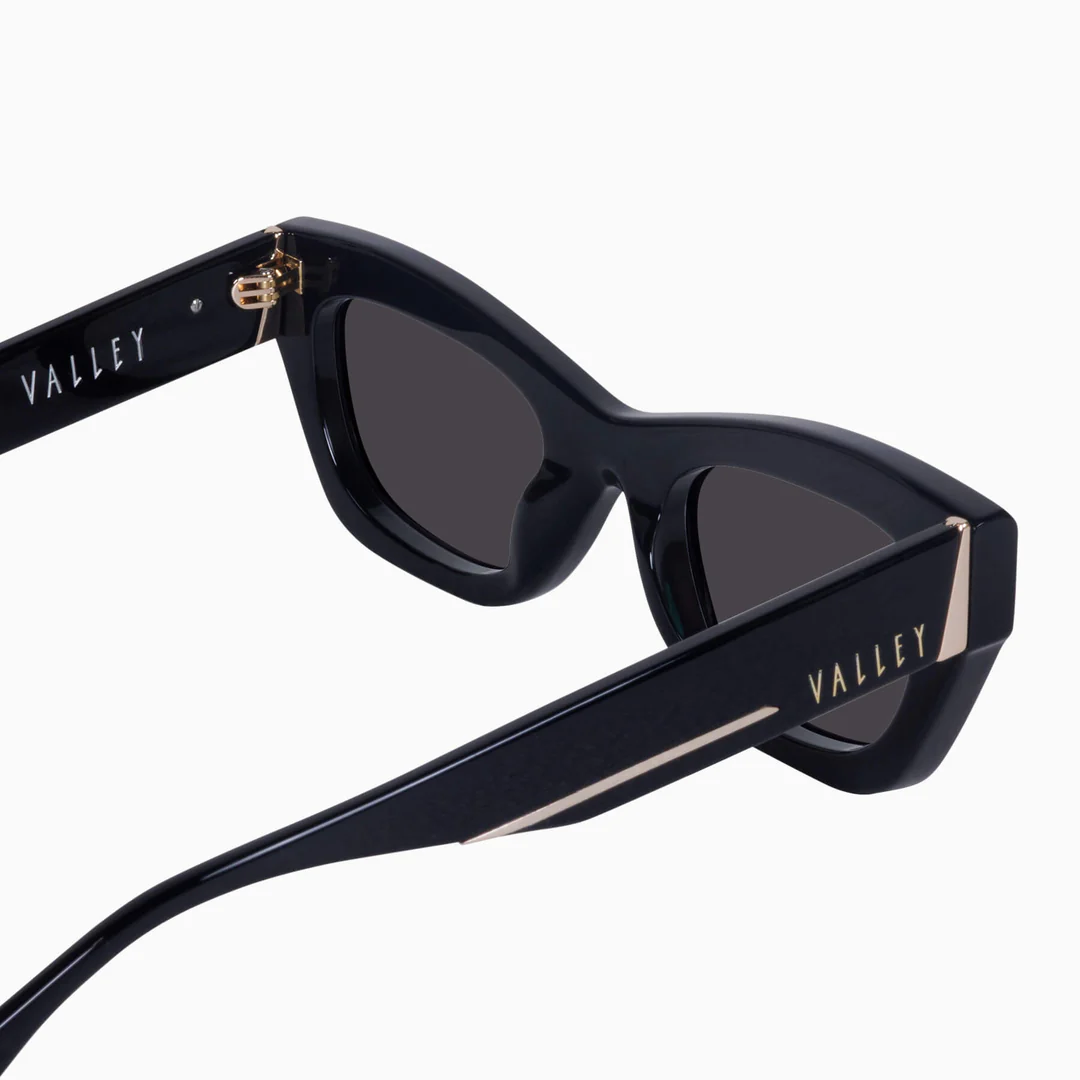 VALLEY DELANCEY BLACK SUNGLASSES
