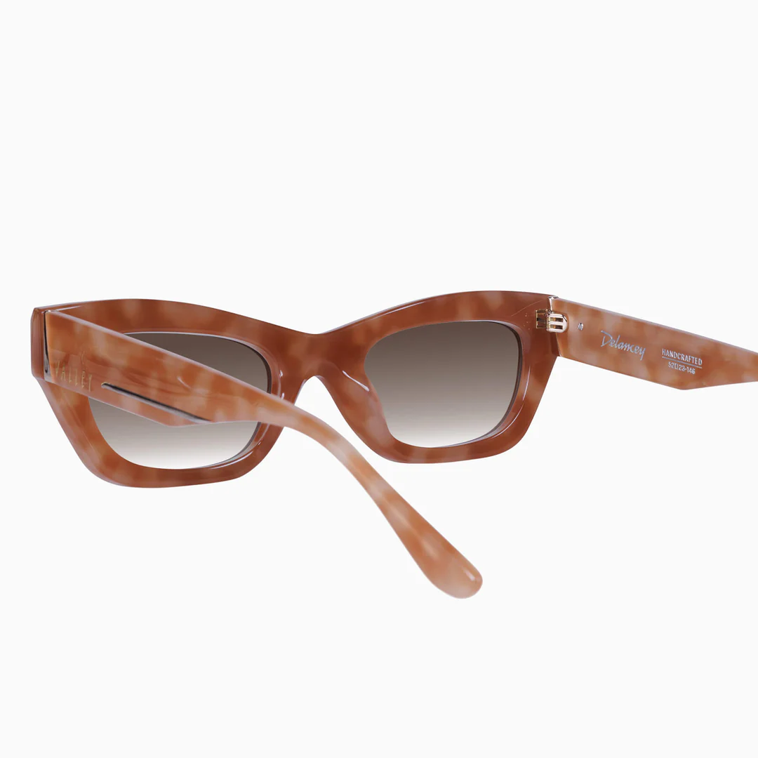 VALLEY DELANCEY PASTEL TORT BROWN GRAD LENS