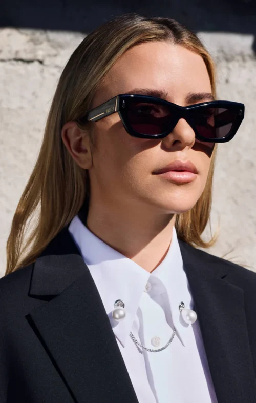 VALLEY DELANCEY BLACK SUNGLASSES