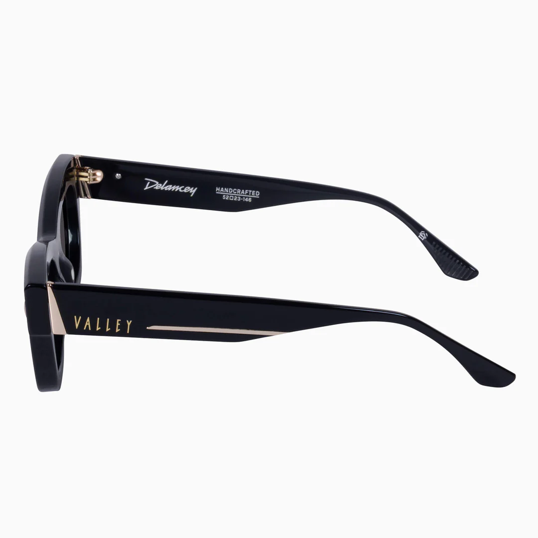 VALLEY DELANCEY BLACK SUNGLASSES