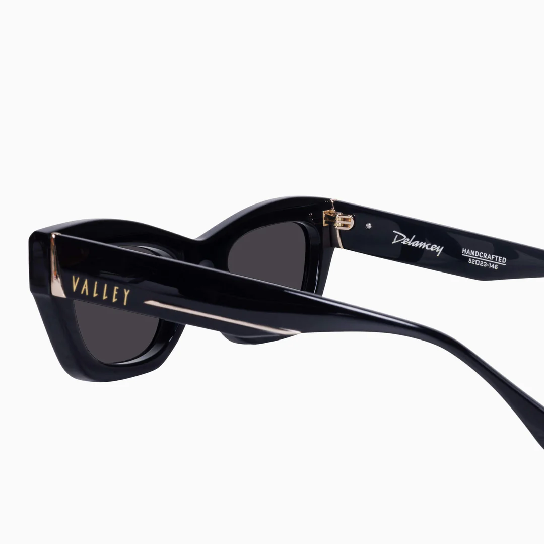 VALLEY DELANCEY BLACK SUNGLASSES
