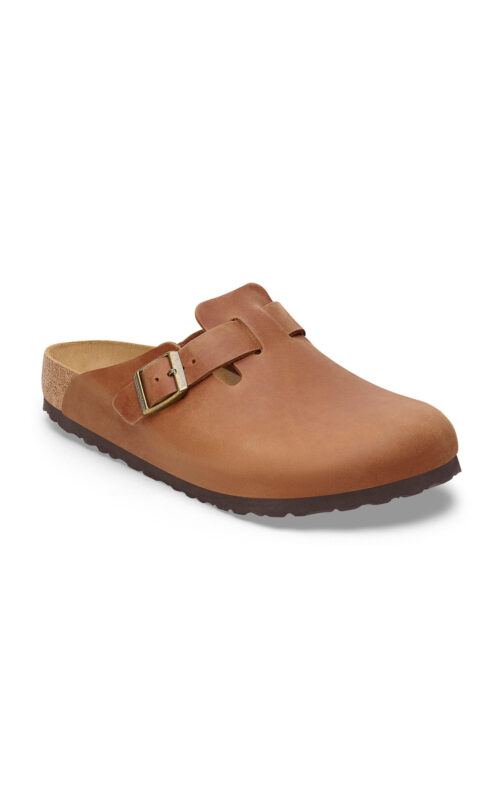 BIRKENSTOCK BOSTON OILED LEATHER COGNAC