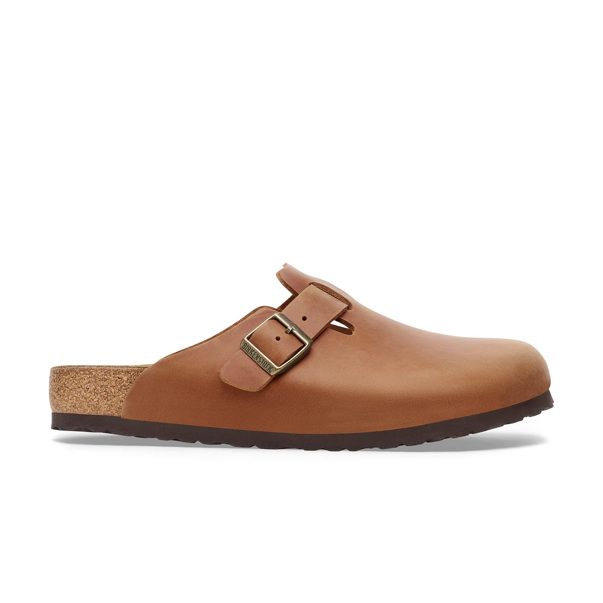 BIRKENSTOCK BOSTON OILED LEATHER COGNAC