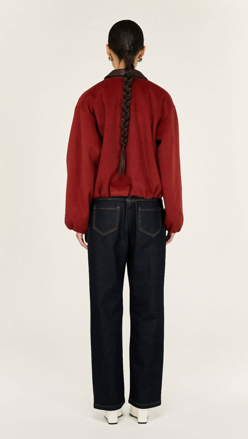 ENHANCE MEAVA BOMBER JACKET ROSE CHOCOLATE