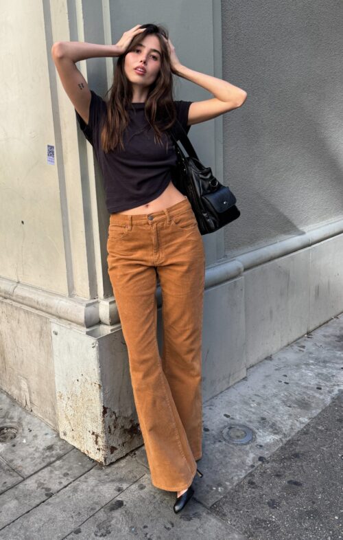 ROLLAS MIDTOWN BOOT CARAMEL CORD JEAN