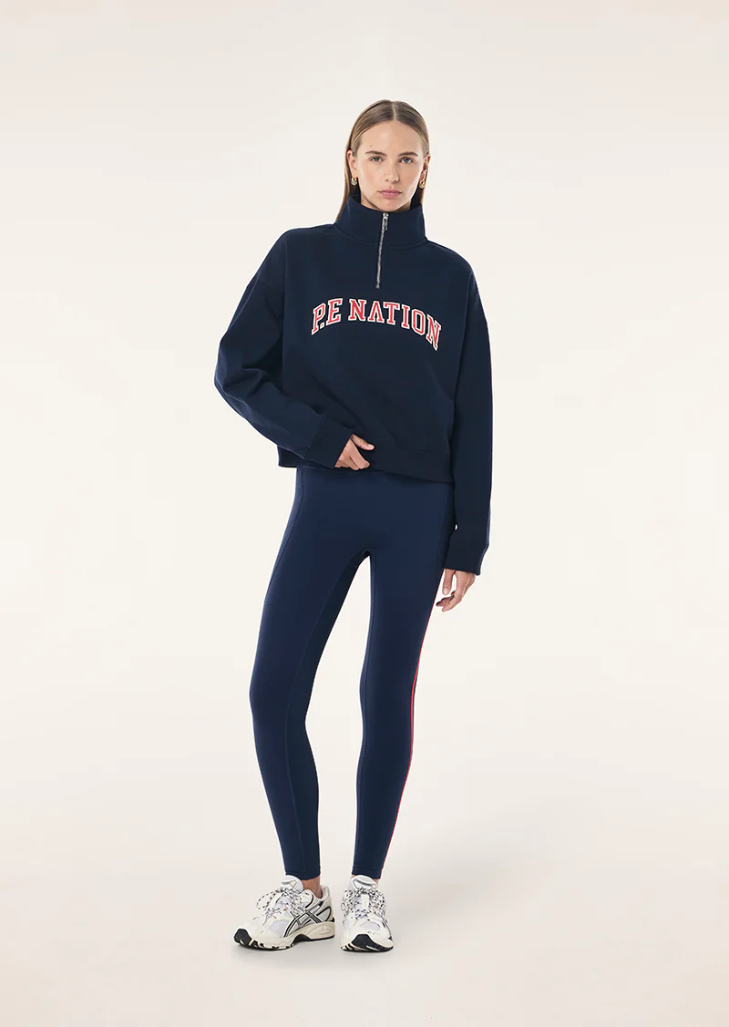 PE NATION LEGACY QUARTER ZIP DARK NAVY