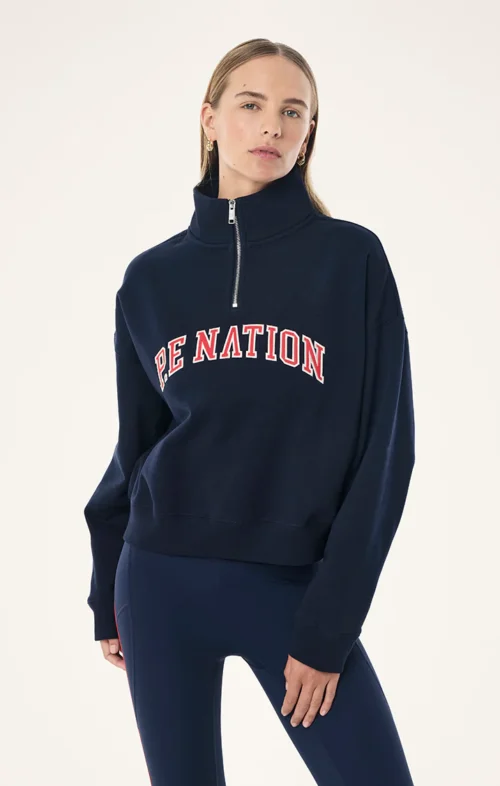 PE NATION LEGACY QUARTER ZIP DARK NAVY