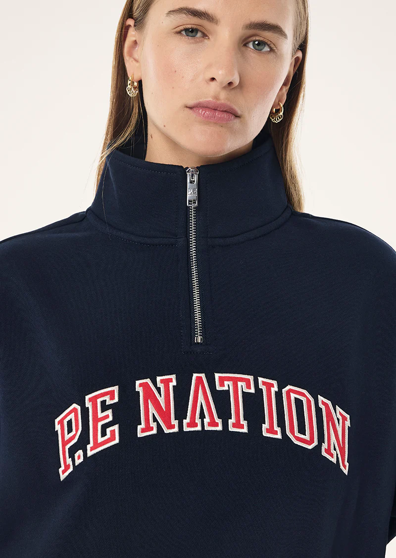 PE NATION LEGACY QUARTER ZIP DARK NAVY