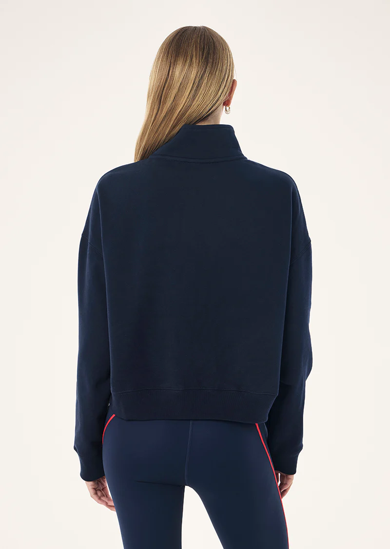 PE NATION LEGACY QUARTER ZIP DARK NAVY